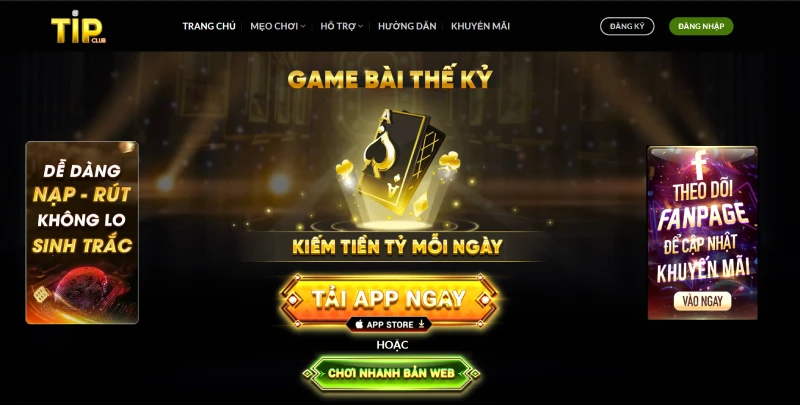 Giới thiệu tổng quan về cổng game Tipclub